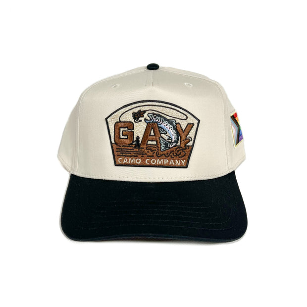 GAY CAMO TROUT SNAPBACK
