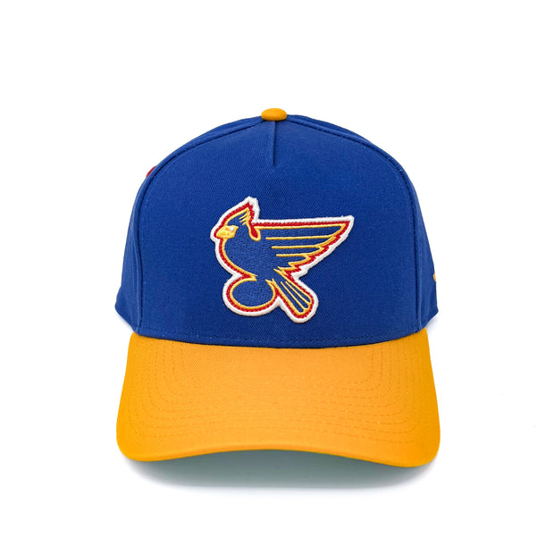 5 Panel STL MASHUP BLU/YLLW Snapback